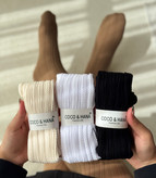 جوراب گندمی بلند زنانه