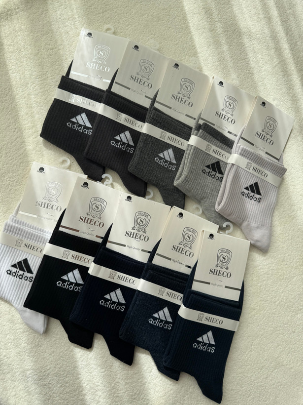 جوراب مردانه adidas نیم ساق